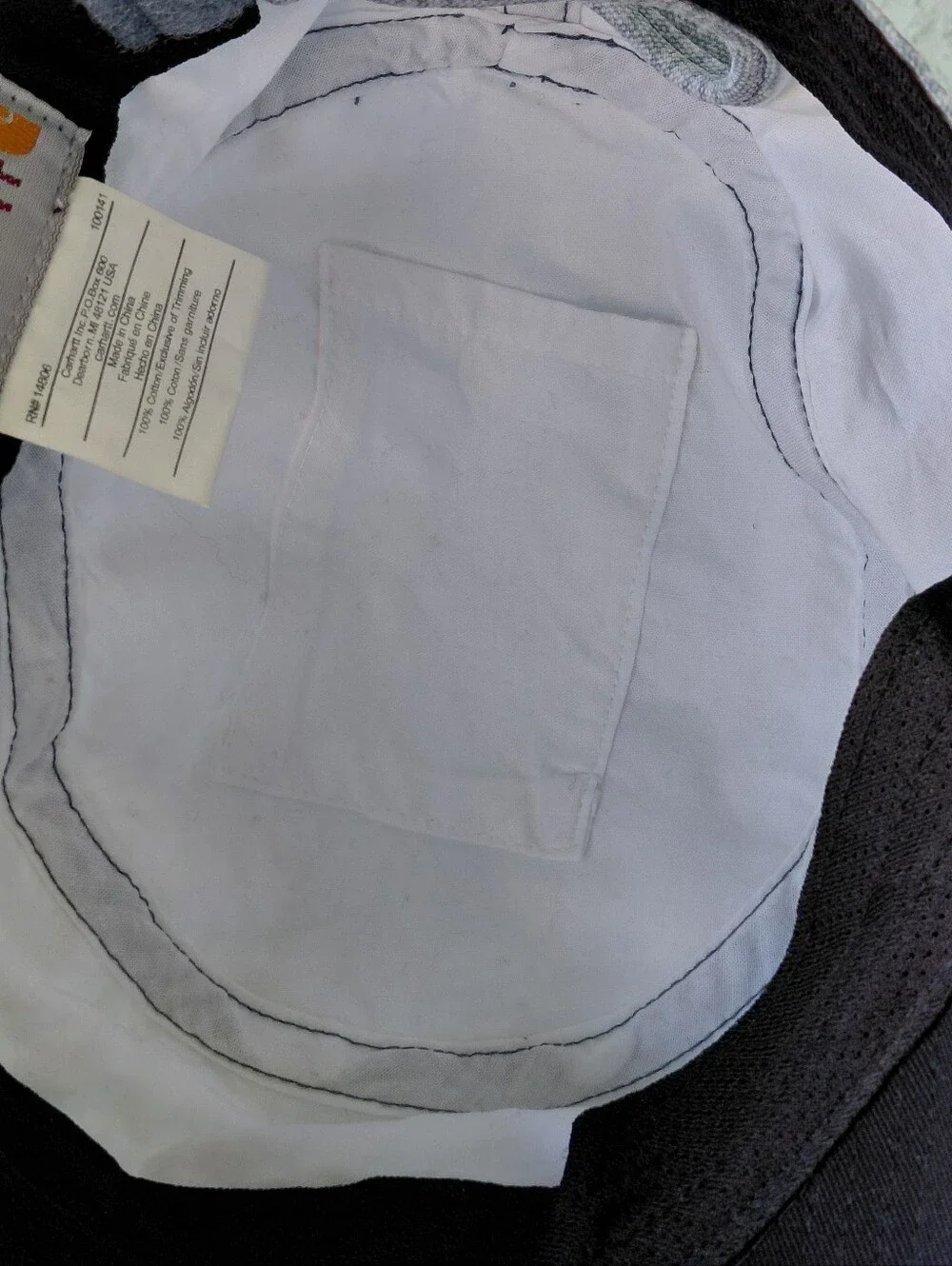 Carhartt Women's Hat Cadet Military Style Cap Gray Cotton Adjustable - EUC